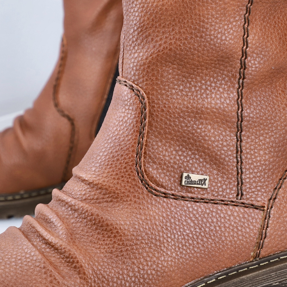 detail Dámske čižmy RIEKER Z4788-25 hnedá W3