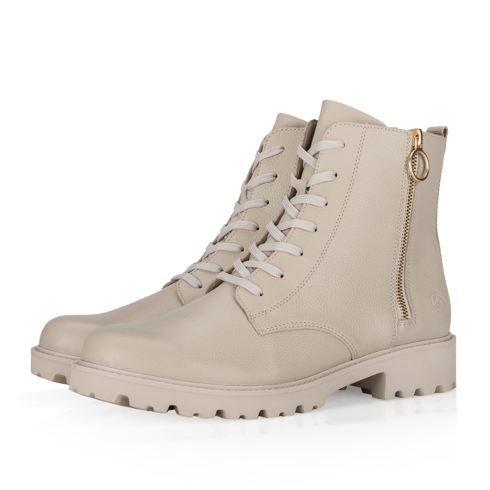 detail Dámska členková obuv REMONTE D8671-60 béžová W4