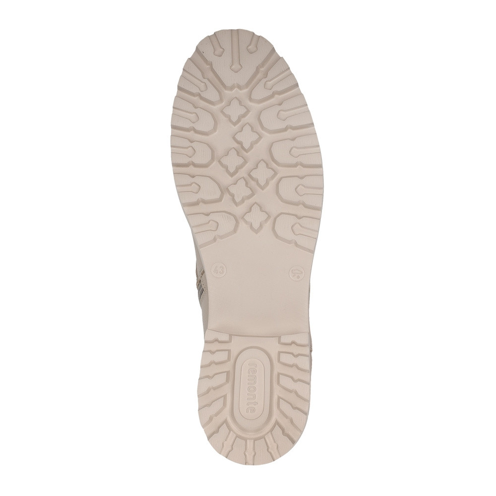 detail Dámska členková obuv REMONTE D8671-60 béžová W4