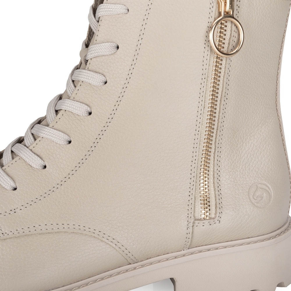 detail Dámska členková obuv REMONTE D8671-60 béžová W4