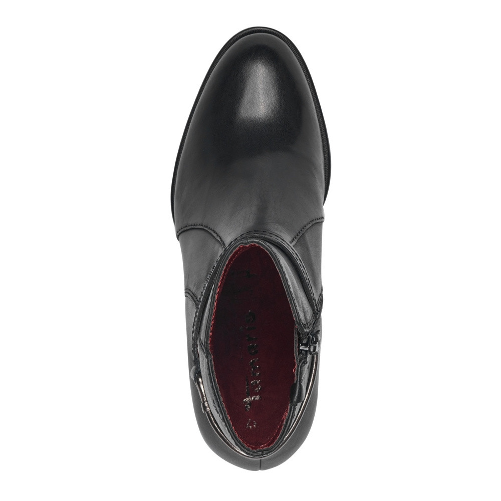 detail Dámská kotníková obuv TAMARIS 25042-41-001 černá W3