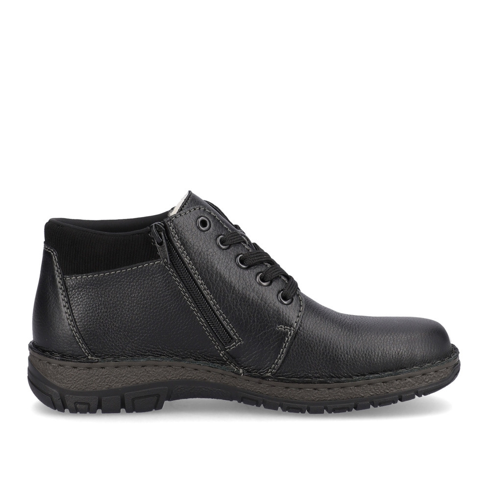 detail Pánska členková obuv RIEKER 05102-00 čierna W4