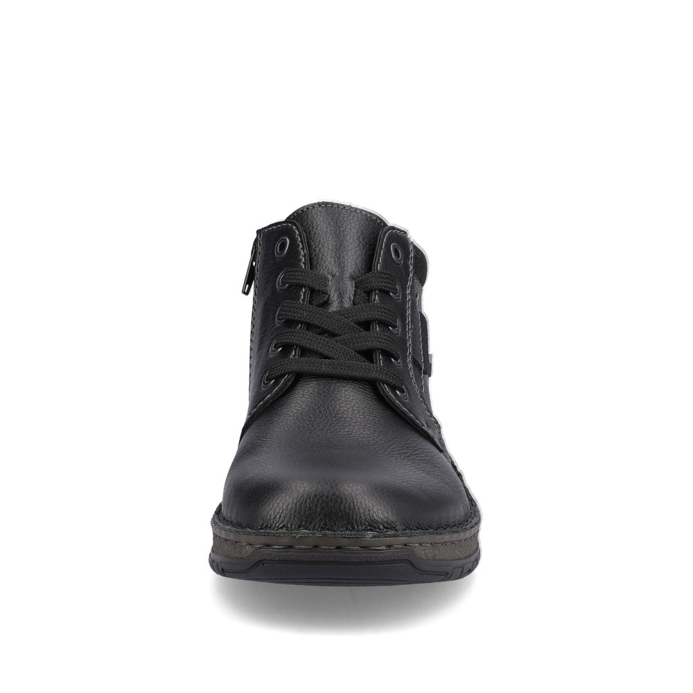 detail Pánska členková obuv RIEKER 05102-00 čierna W4