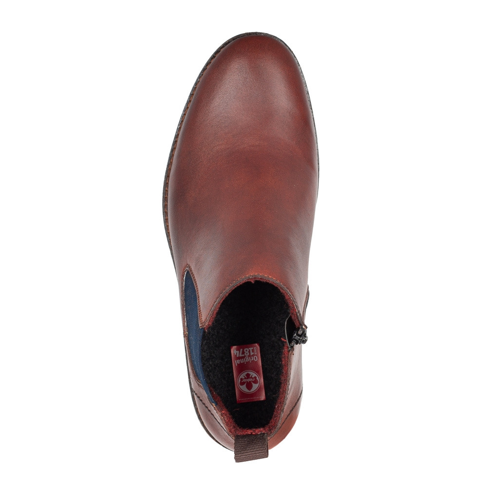 detail Pánská kotníková obuv RIEKER 14653-24 hnědá W3