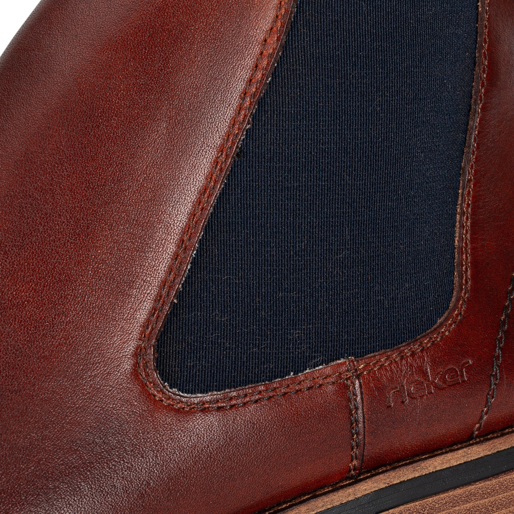 detail Pánská kotníková obuv RIEKER 14653-24 hnědá W3