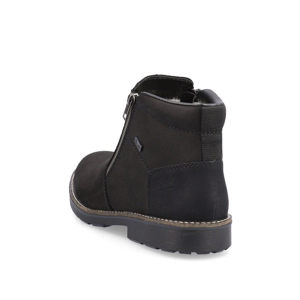 detail Pánská kotníková obuv RIEKER 15353-00 černá W4