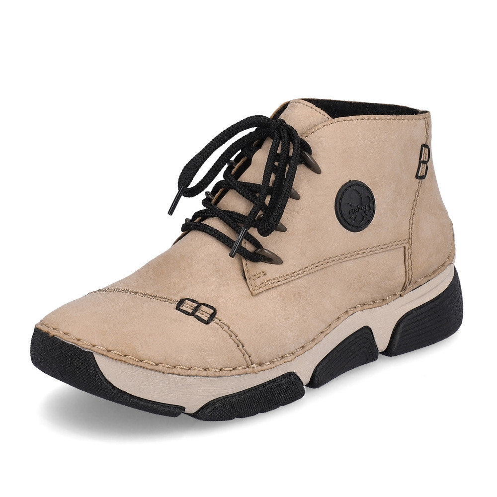 detail Dámska členková obuv RIEKER 45902-60 béžová W4