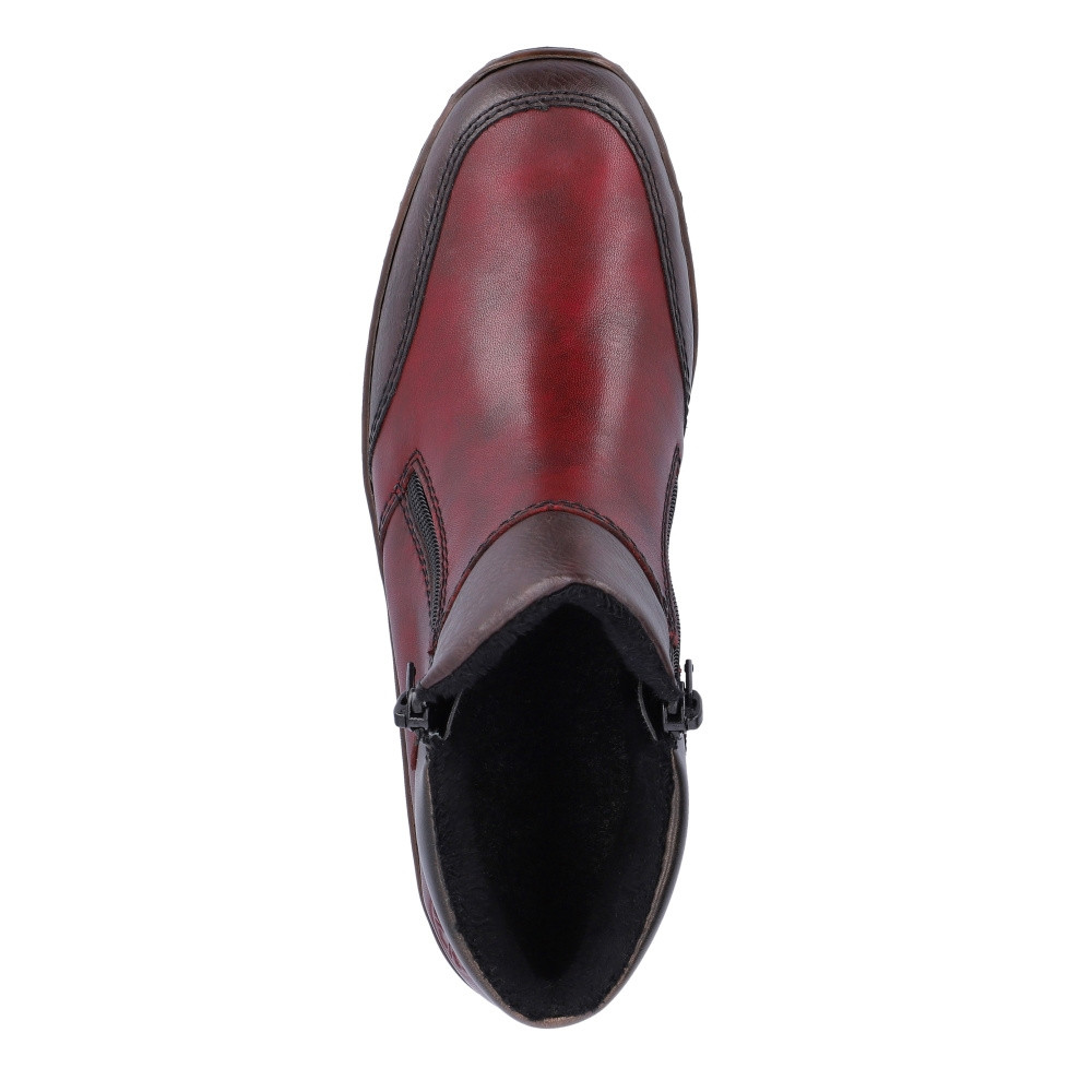 detail Dámská kotníková obuv RIEKER 48754-35 červená W3