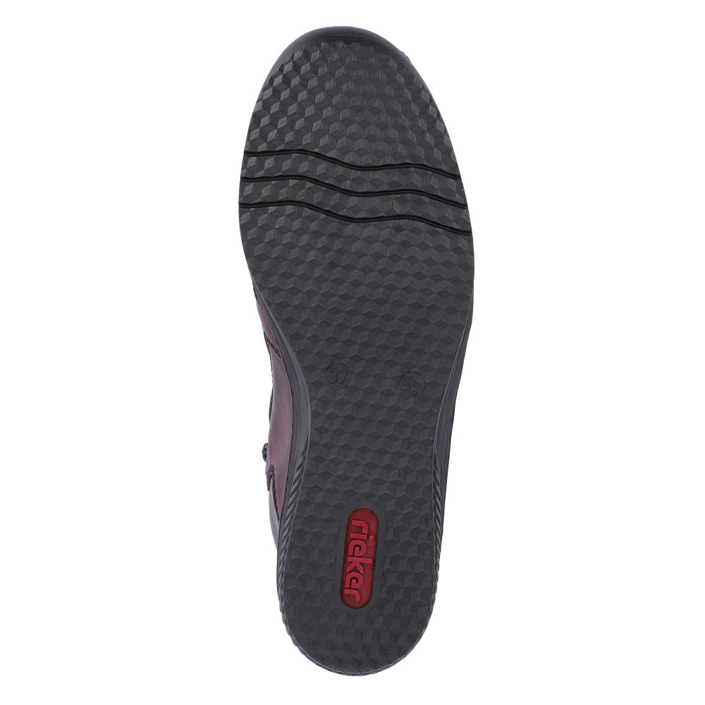 detail Dámská kotníková obuv RIEKER 48754-35 červená W3