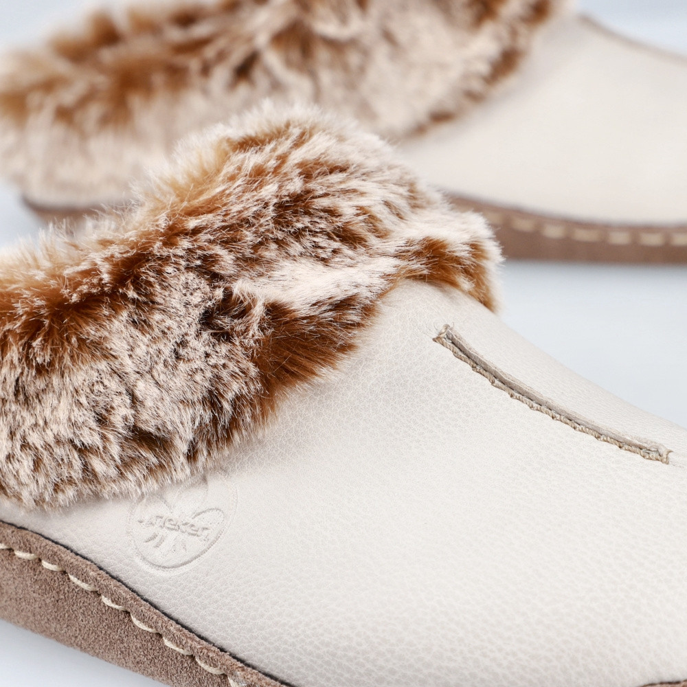 detail Dámské nazouváky RIEKER RIE-10304580-W3 béžová