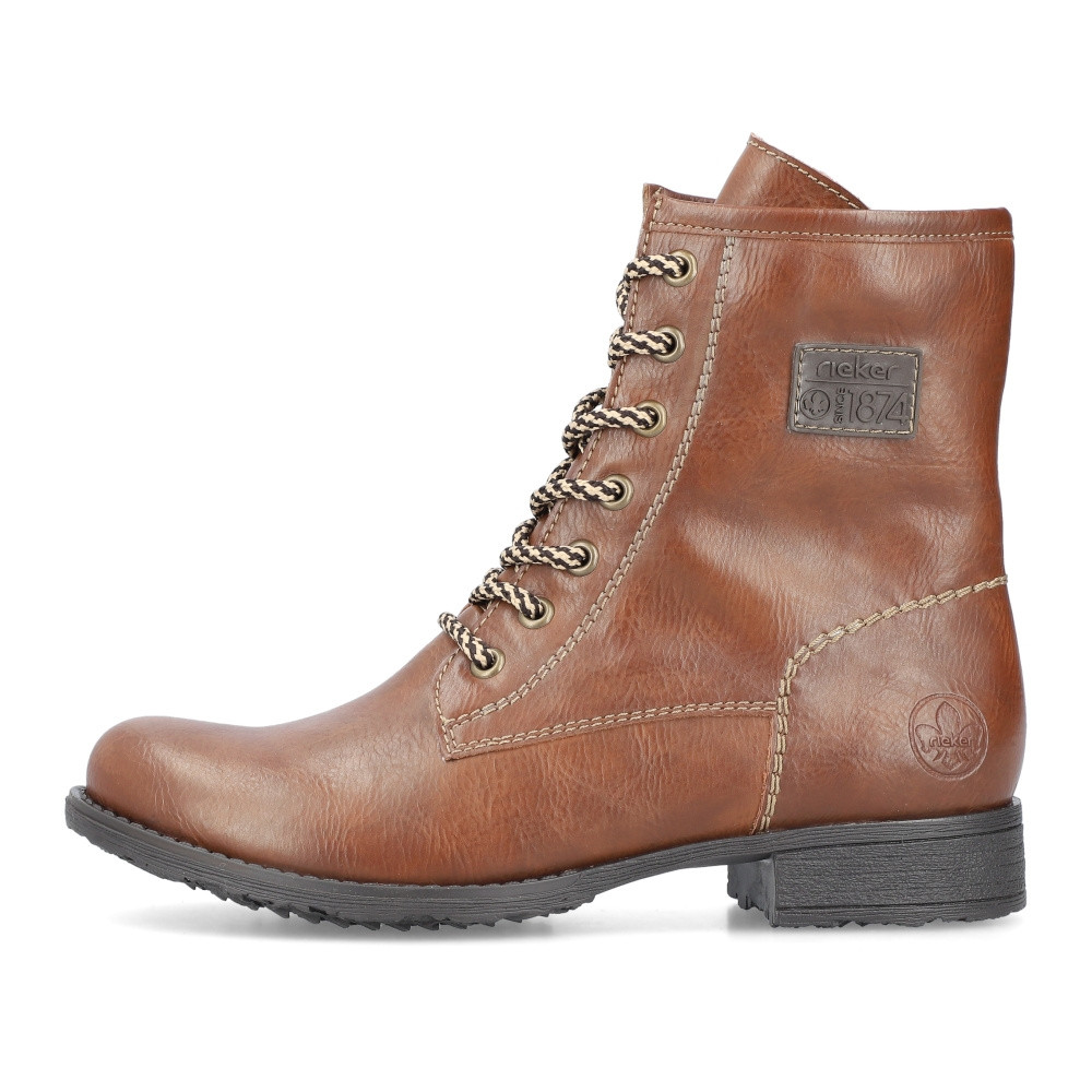 detail Dámská kotníková obuv RIEKER 70810-24 hnědá W3