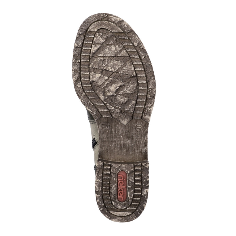 detail Dámská kotníková obuv RIEKER 70814-52 zelená W3