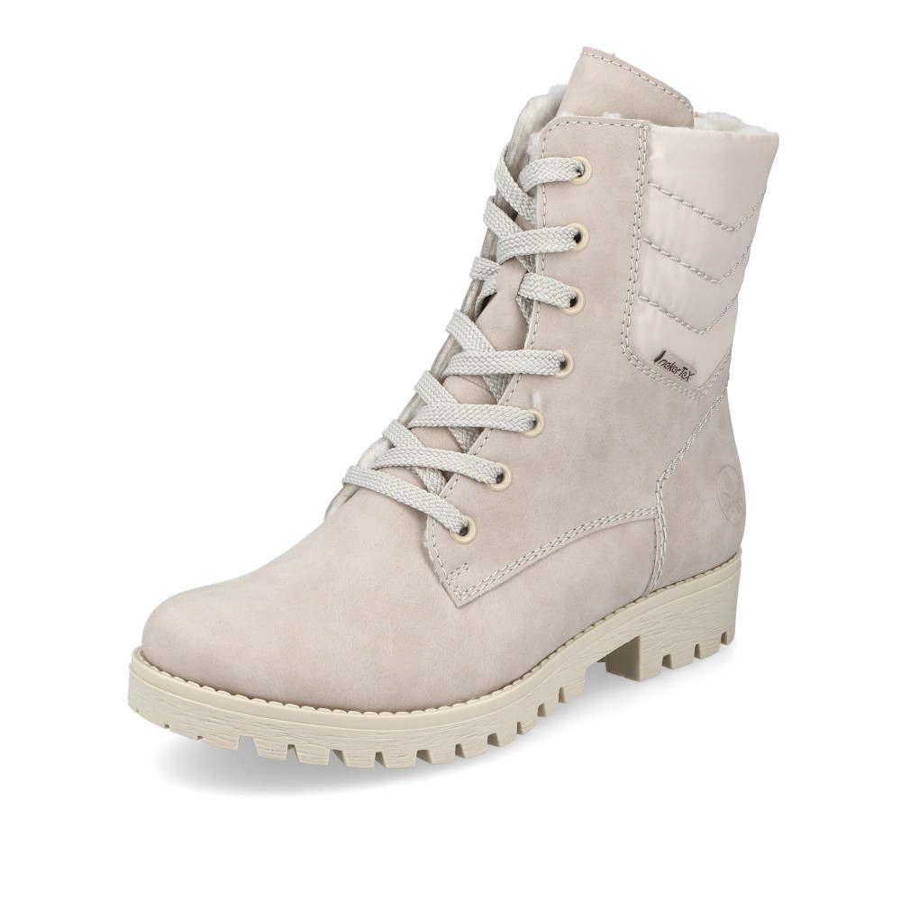 detail Dámska členková obuv RIEKER 78520-62 béžová W3