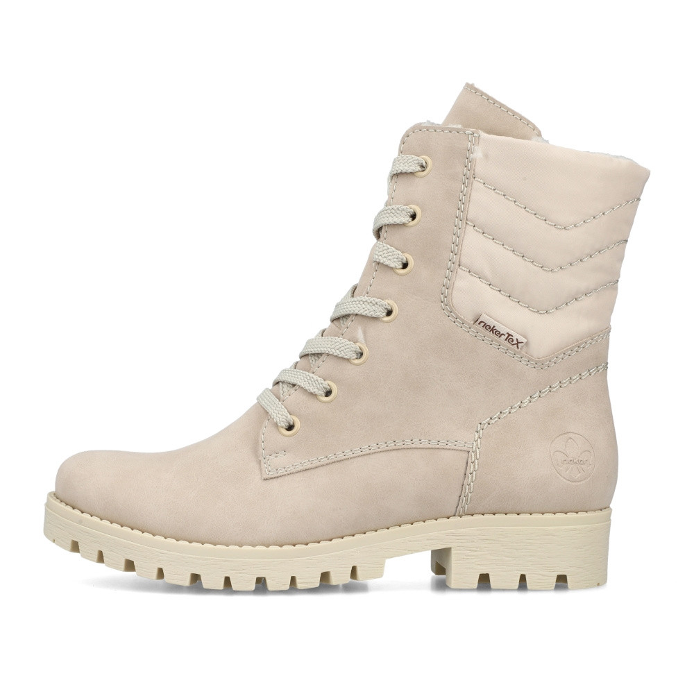 detail Dámska členková obuv RIEKER 78520-62 béžová W3