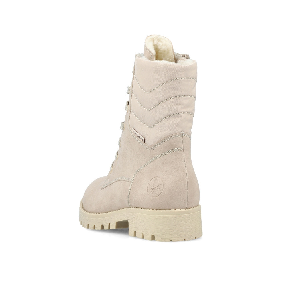 detail Dámska členková obuv RIEKER 78520-62 béžová W3