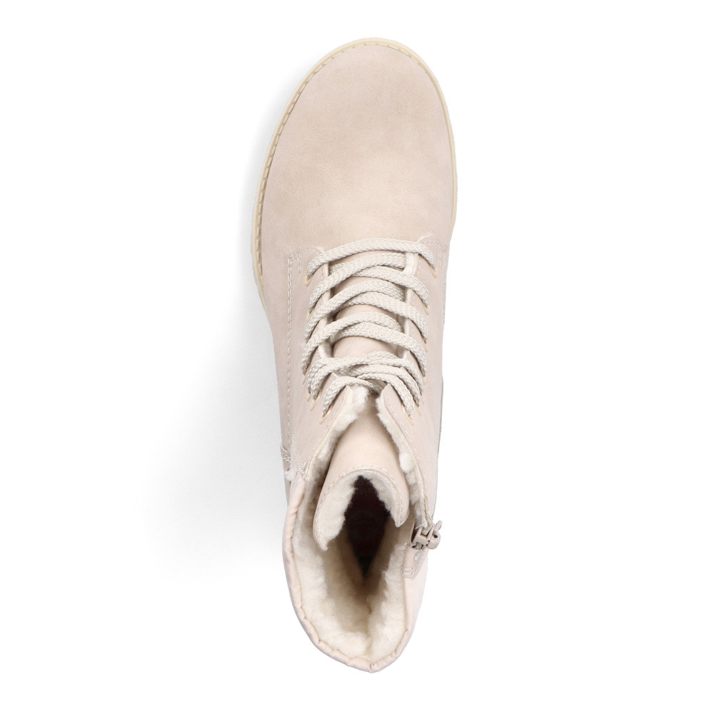 detail Dámska členková obuv RIEKER 78520-62 béžová W3