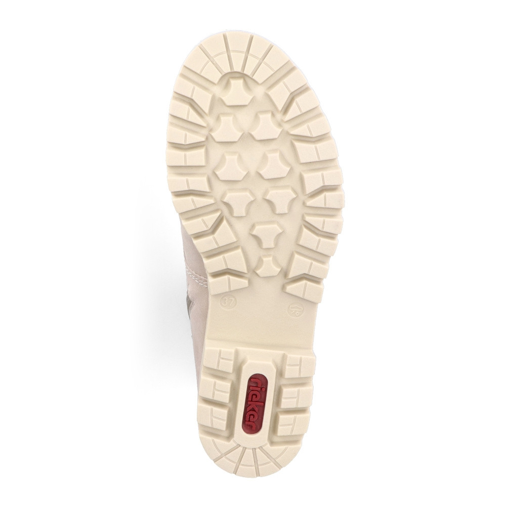 detail Dámska členková obuv RIEKER 78520-62 béžová W3