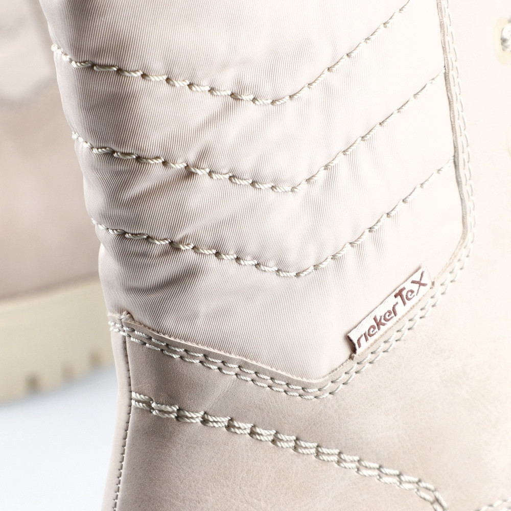 detail Dámska členková obuv RIEKER 78520-62 béžová W3