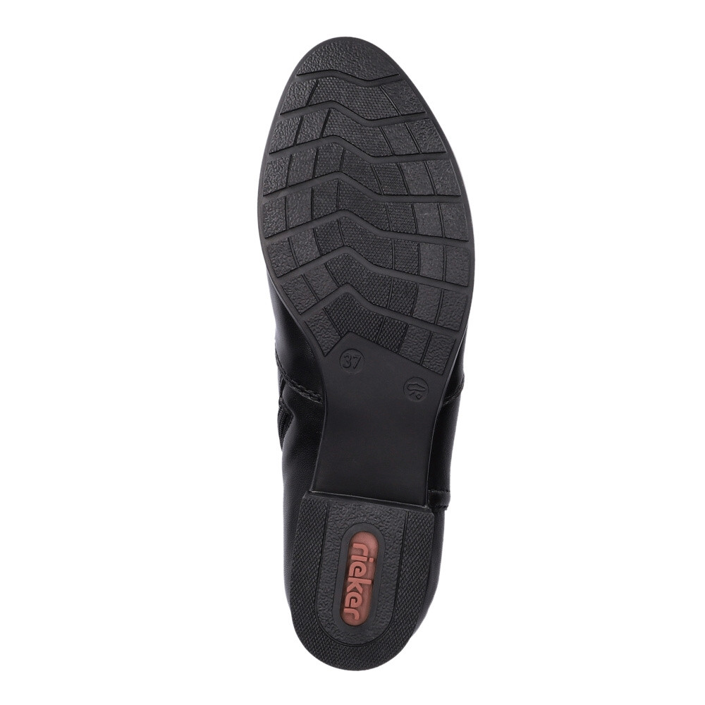 detail Dámská kotníková obuv RIEKER 78653-00 černá W3