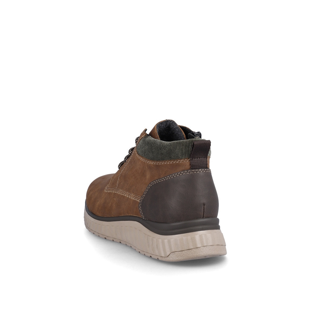 detail Pánská kotníková obuv RIEKER B0603-24 hnědá W4