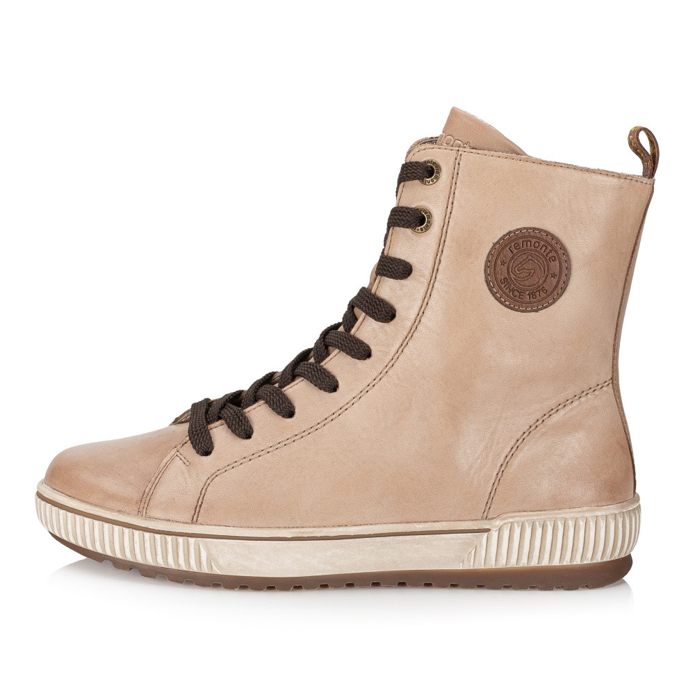detail Dámská kotníková obuv REMONTE D0774-20 béžová W3