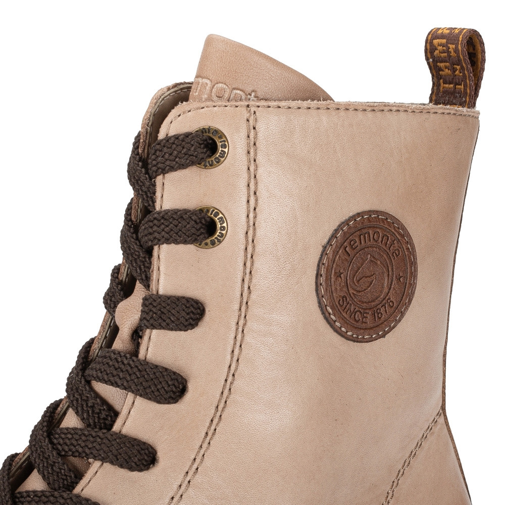 detail Dámská kotníková obuv REMONTE D0774-20 béžová W3