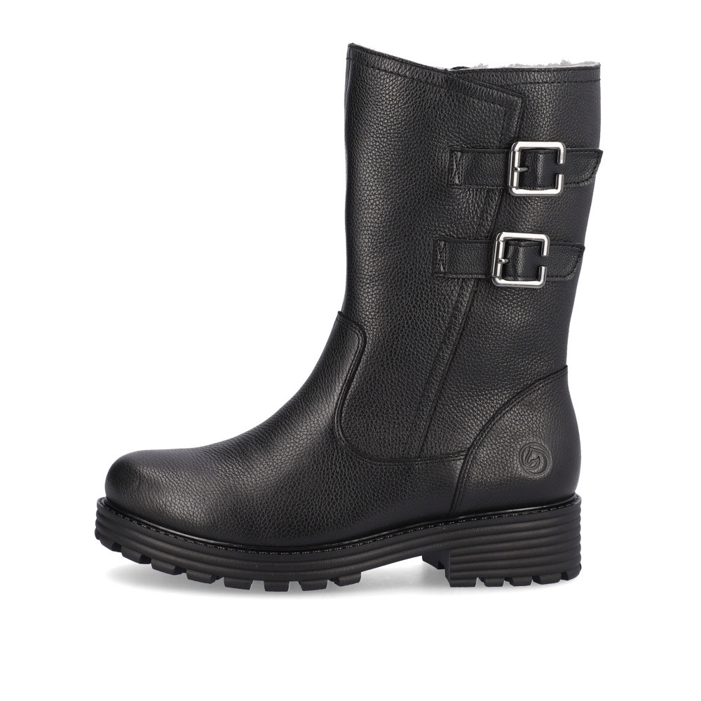 detail Dámská kotníková obuv REMONTE D0W76-01 černá W3