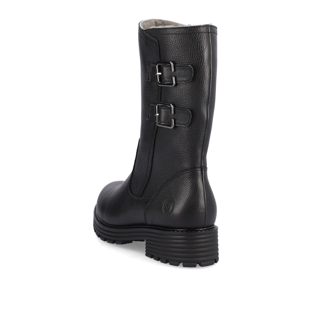 detail Dámská kotníková obuv REMONTE D0W76-01 černá W3