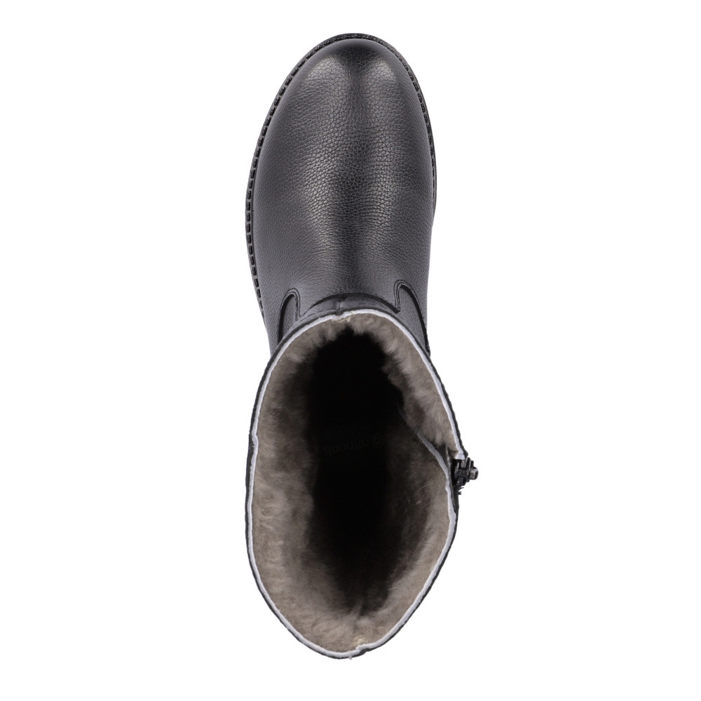 detail Dámská kotníková obuv REMONTE D0W76-01 černá W3