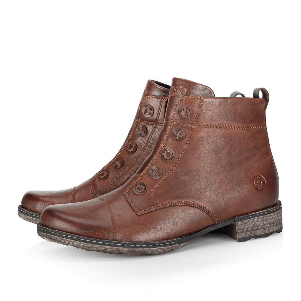 detail Dámská kotníková obuv REMONTE D4392-22 hnědá W3