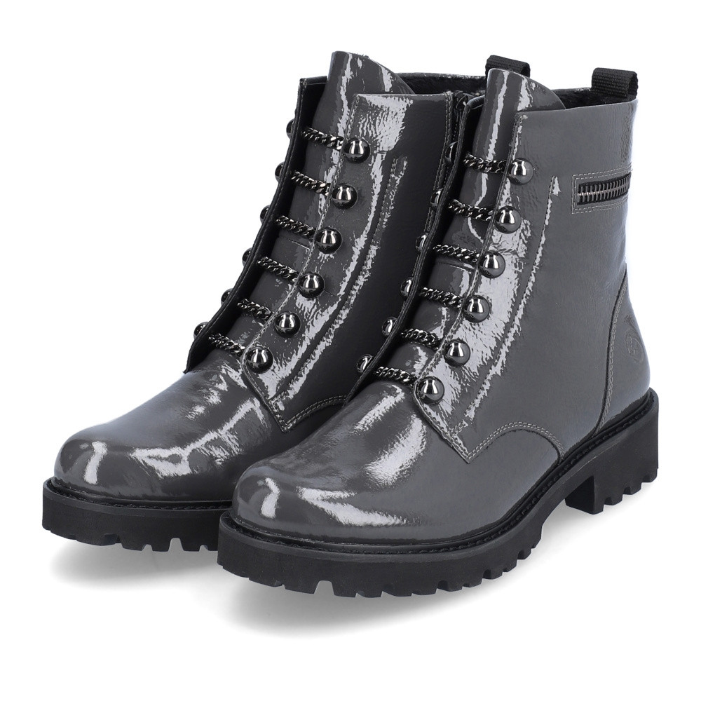 detail Dámská kotníková obuv REMONTE D8670-45 šedá W3