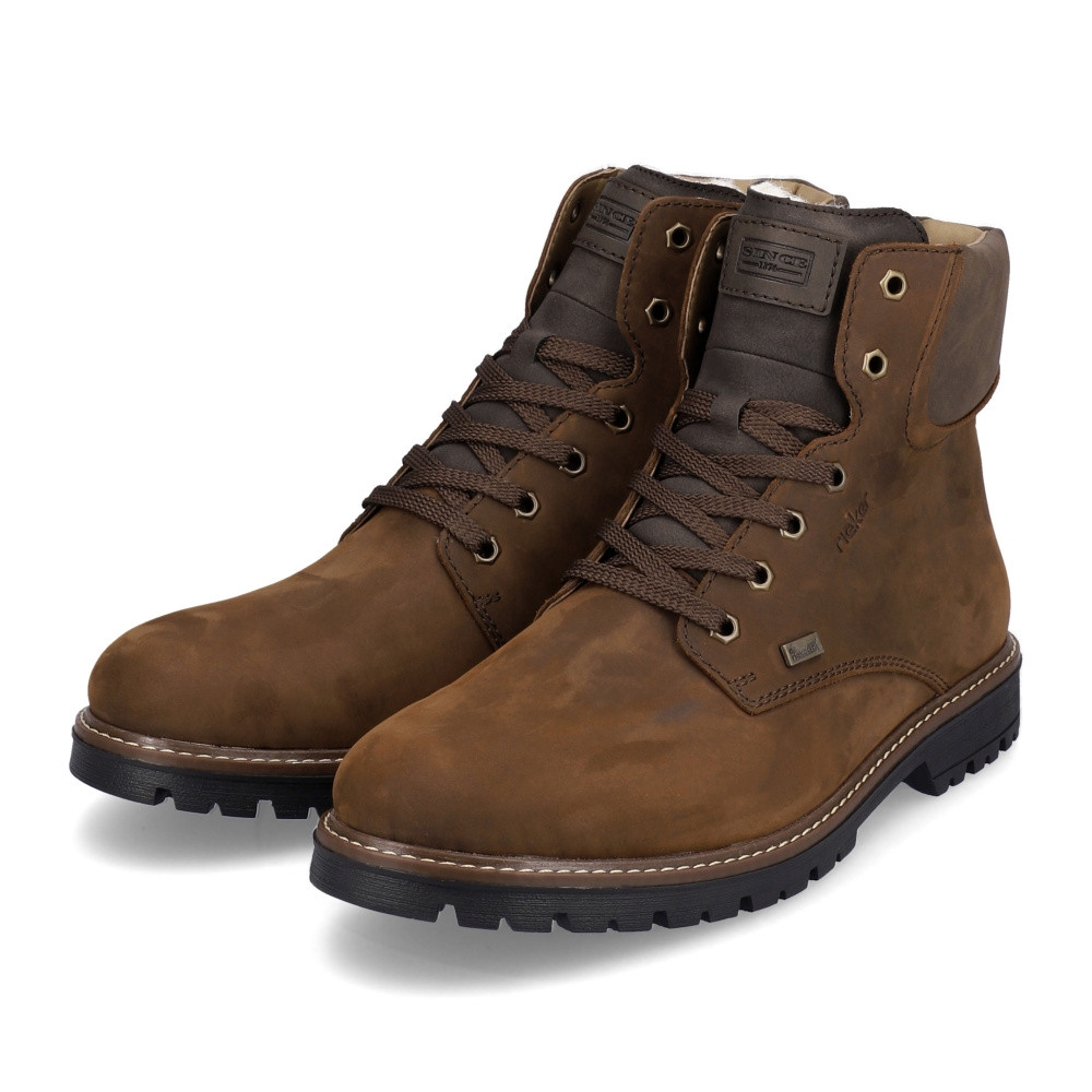 detail Pánská kotníková obuv RIEKER F3606-22 hnědá W3