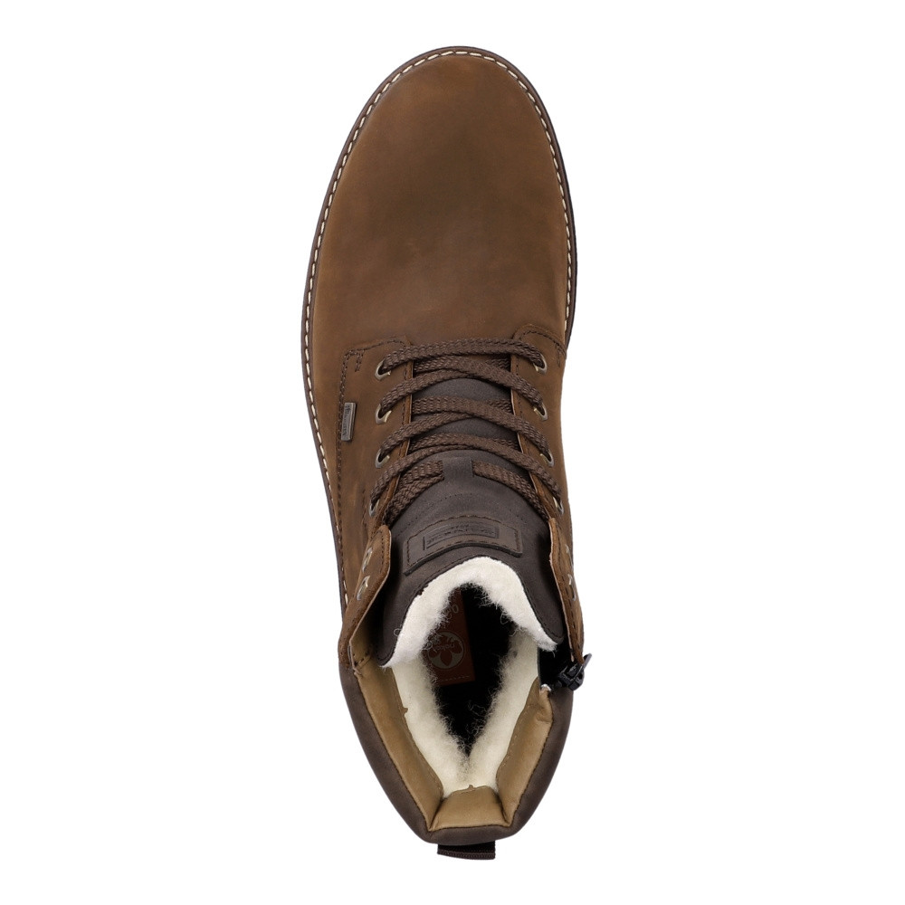 detail Pánská kotníková obuv RIEKER F3606-22 hnědá W3