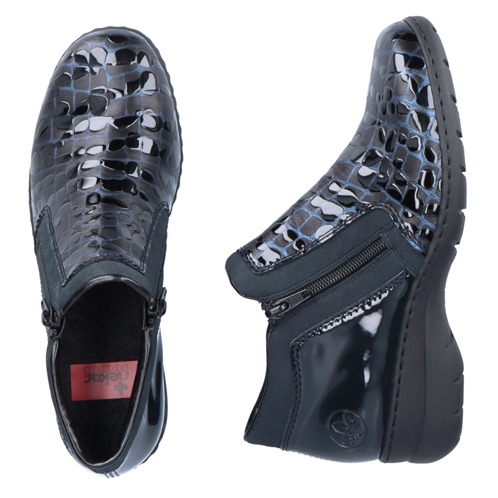 detail Dámská obuv RIEKER RIE-10304720-W3 modrá