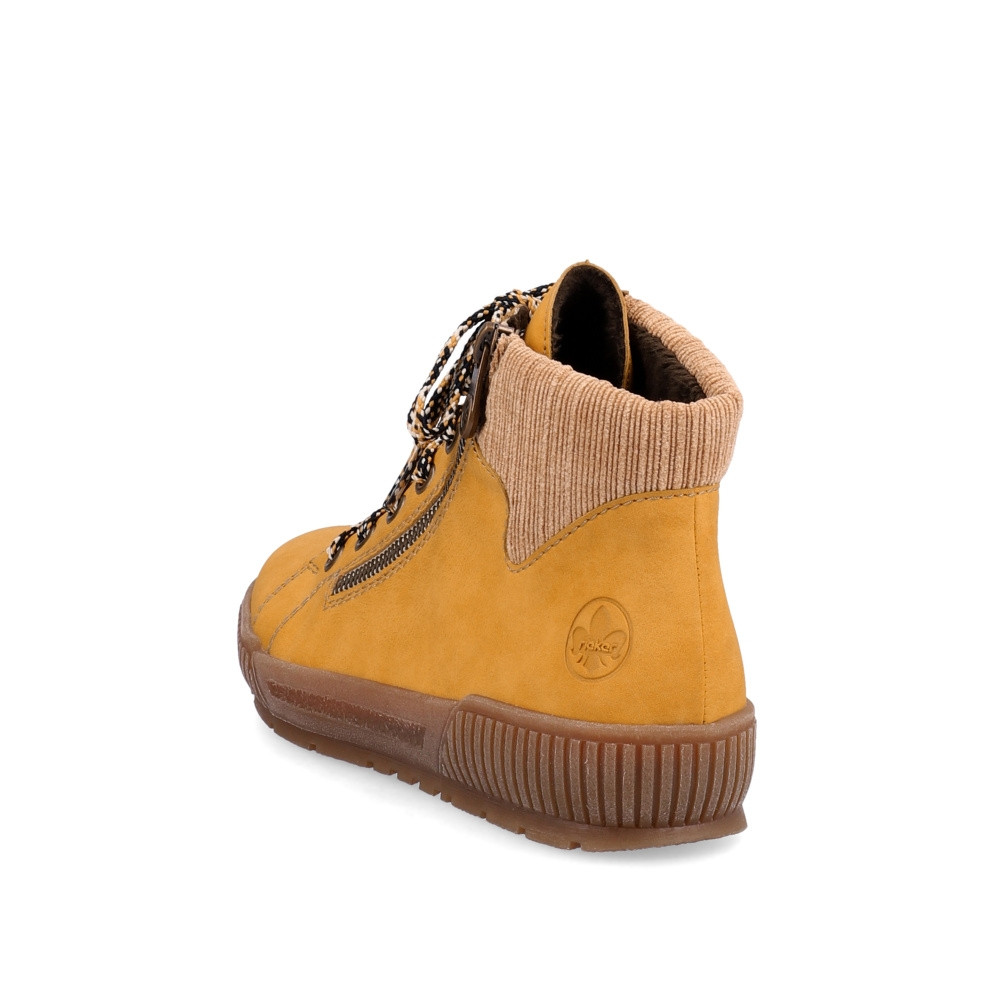 detail Dámská kotníková obuv RIEKER N0709-68 žlutá W4