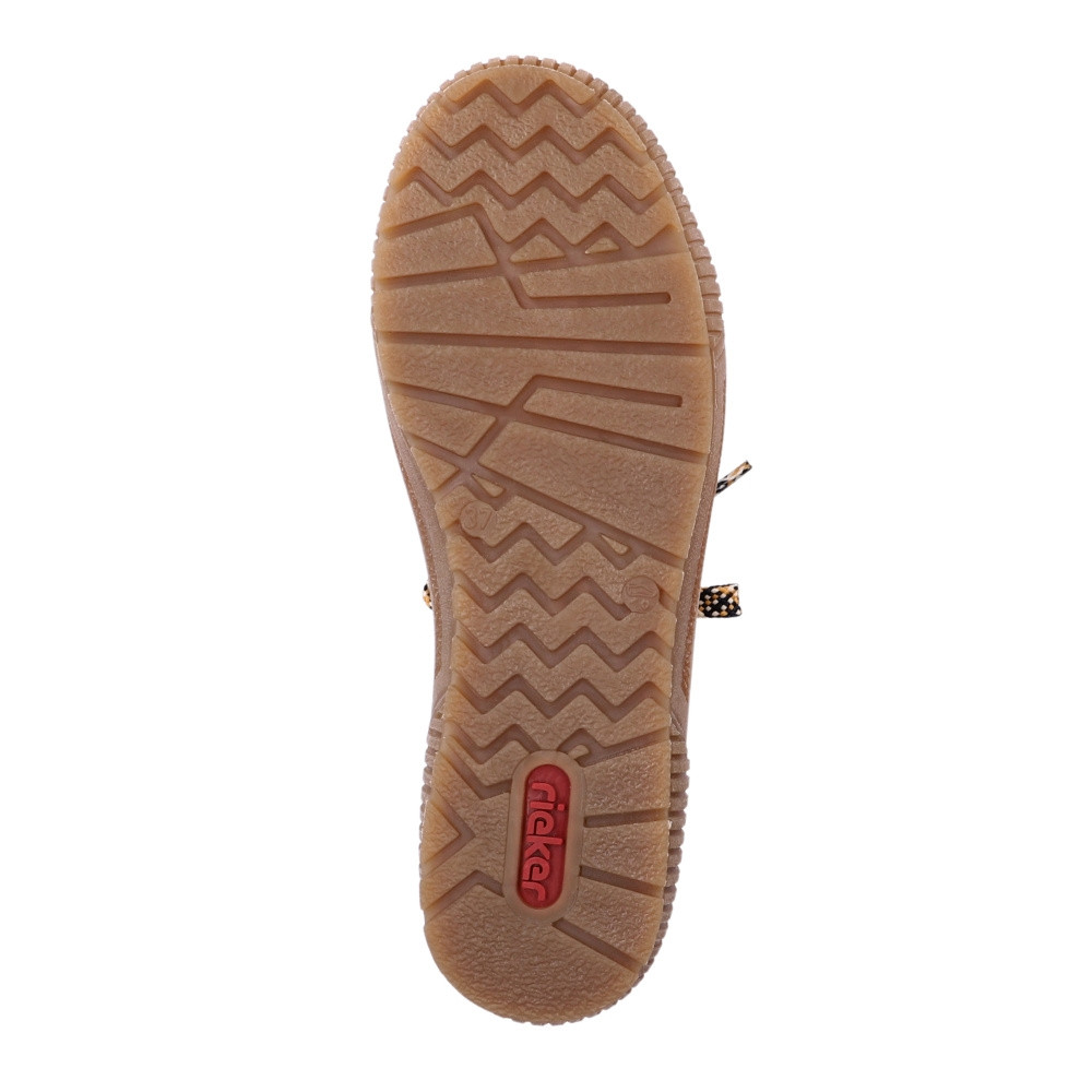 detail Dámská kotníková obuv RIEKER N0709-68 žlutá W4