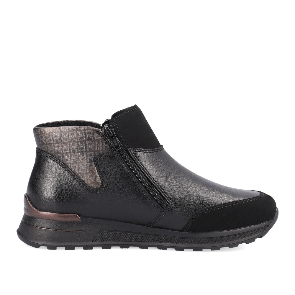 detail Dámská kotníková obuv RIEKER N1452-00 černá W3