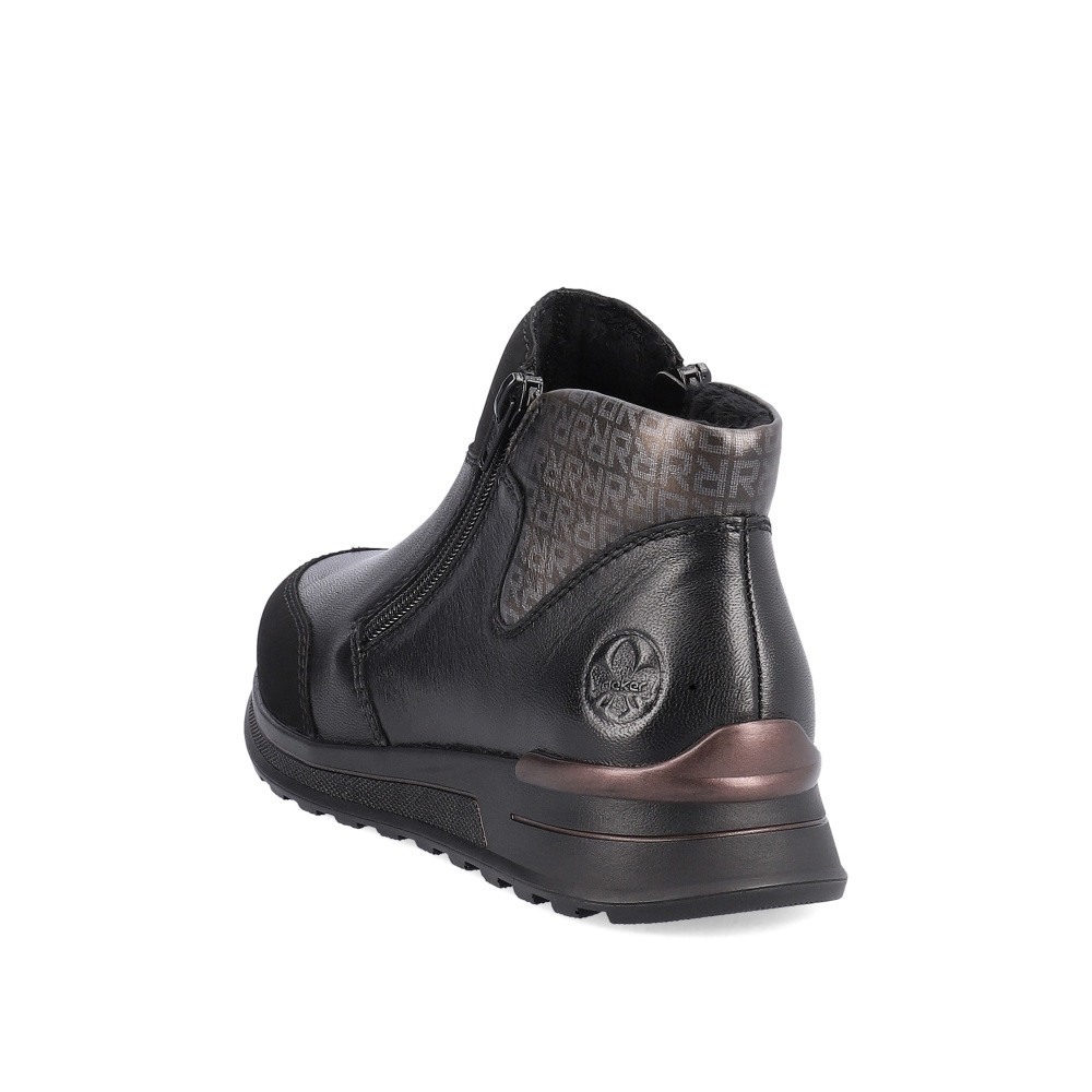 detail Dámská kotníková obuv RIEKER N1452-00 černá W3