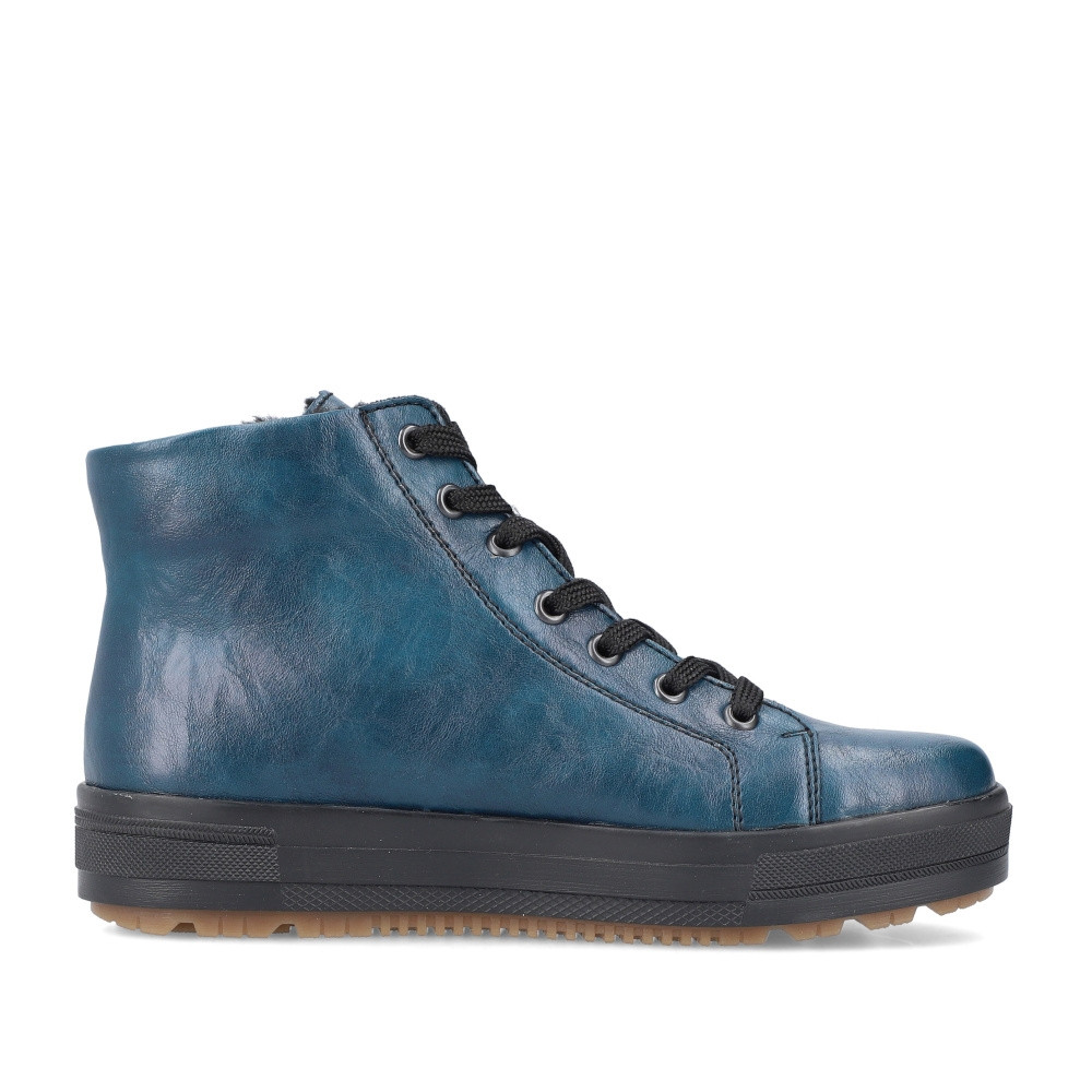 detail Dámská kotníková obuv RIEKER N2710-12 modrá W3