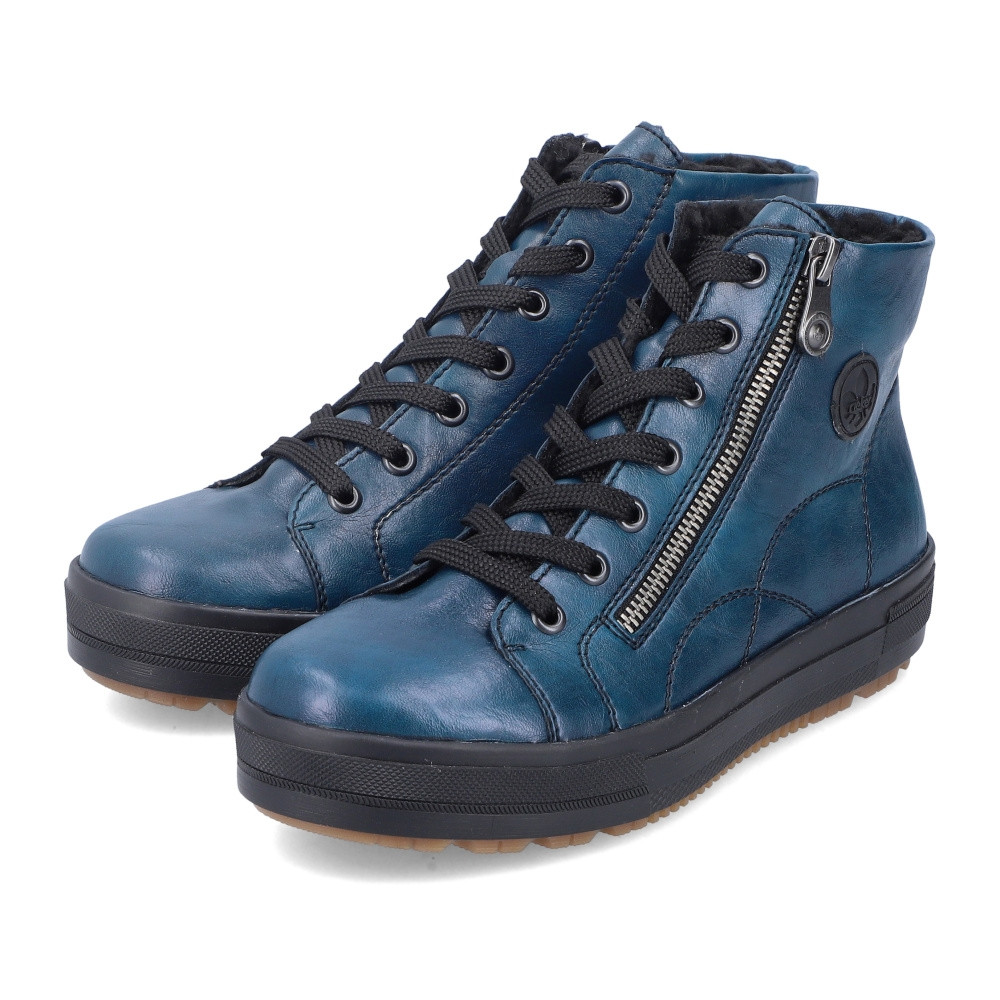 detail Dámská kotníková obuv RIEKER N2710-12 modrá W3