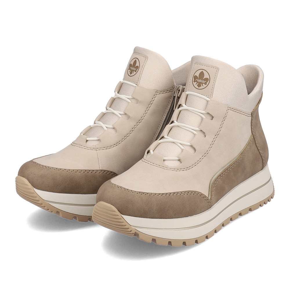 detail Dámská kotníková obuv RIEKER N4051-62 béžová W3