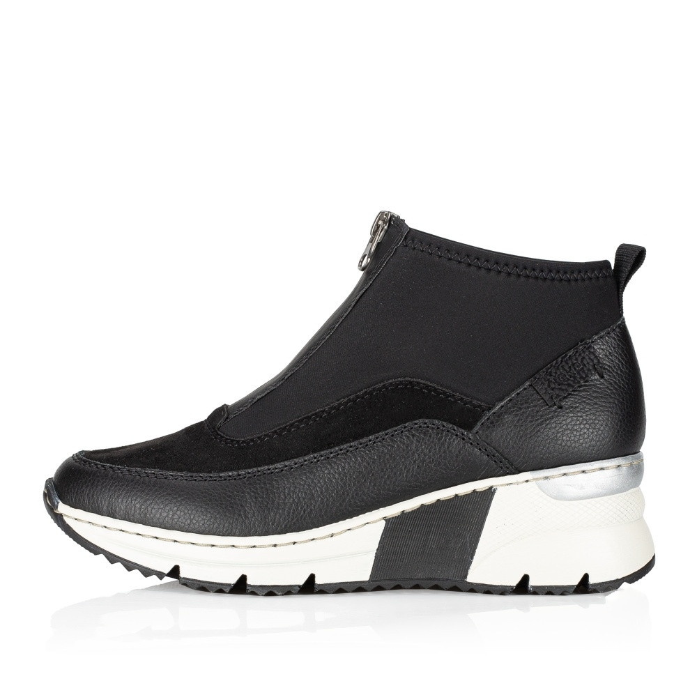 detail Dámská kotníková obuv RIEKER N6352-01 černá W3