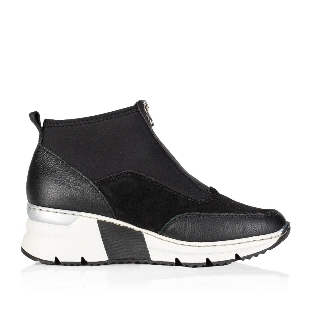 detail Dámská kotníková obuv RIEKER N6352-01 černá W3