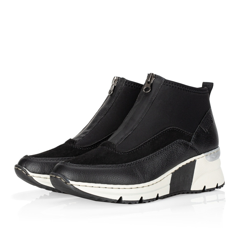 detail Dámská kotníková obuv RIEKER N6352-01 černá W3