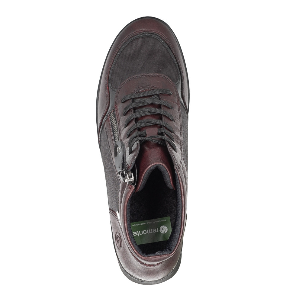 detail Dámská kotníková obuv REMONTE R0770-35 červená W3