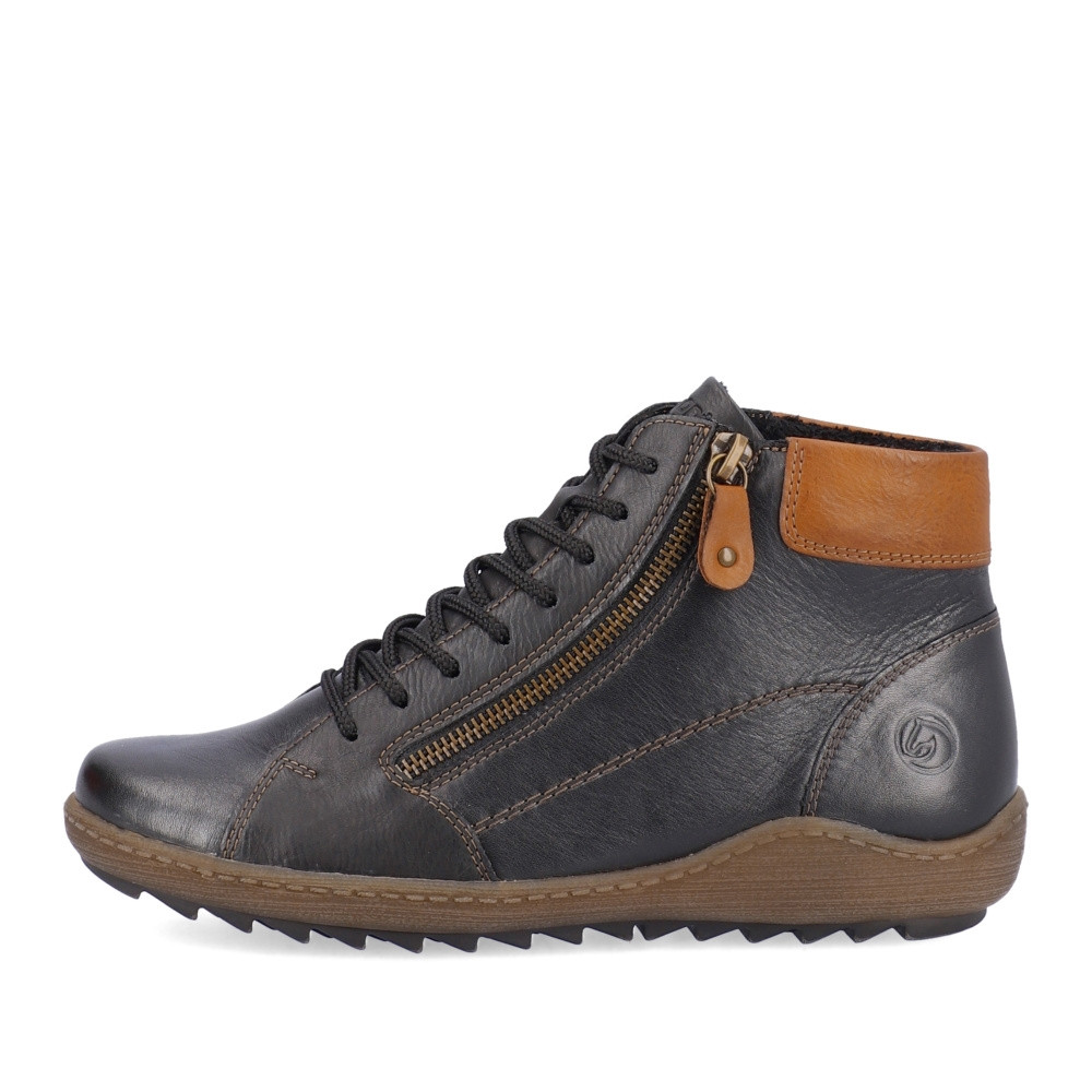 detail Dámska členková obuv REMONTE R1459-01 čierna W3