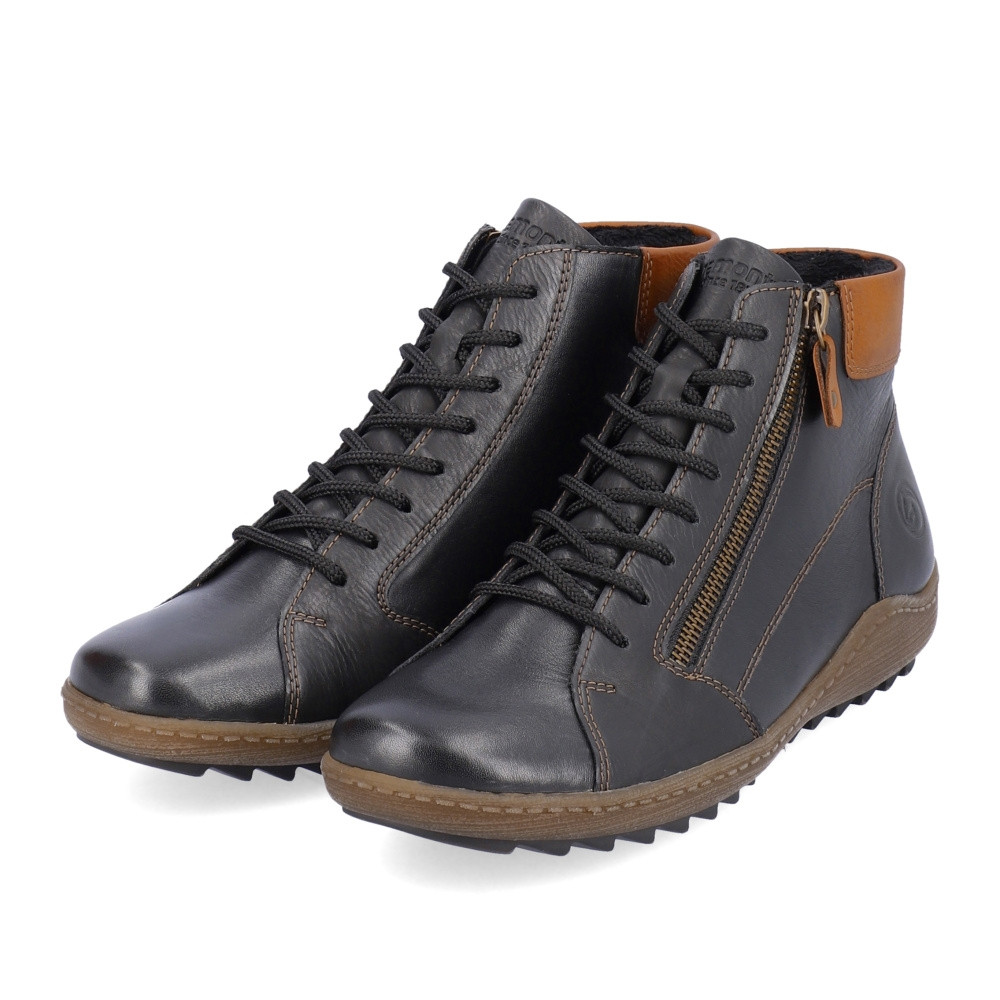 detail Dámska členková obuv REMONTE R1459-01 čierna W3