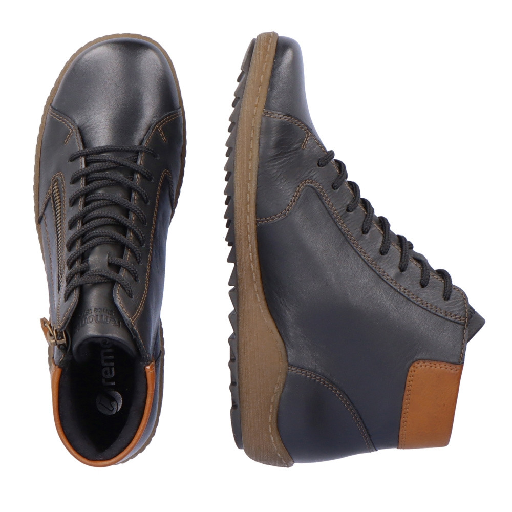 detail Dámska členková obuv REMONTE R1459-01 čierna W3