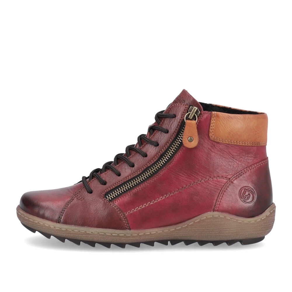 detail Dámská kotníková obuv REMONTE R1459-35 červená W3