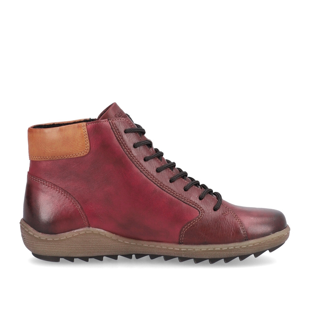 detail Dámská kotníková obuv REMONTE R1459-35 červená W3